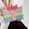 Trolsk Kids Case with strap - Bubble Unicorn (iPad 9,7)