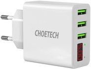 Choetech C0027 USB Oplader med LED Display