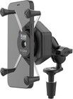 RAM Mount X-Grip Large Phone Mount with Vibe-Safe & Fork Stem Base (iPhone Max/Plus)