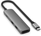 Satechi 4-i-1 USB-C Slim Multiport Adapter 4K