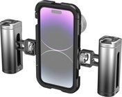 SmallRig 4076 Mobile Video Cage Kit Dobbelt hndholdt (iPhone 14 Pro)