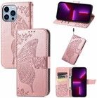 Trolsk Wallet etui med Butterfly (iPhone 15 Pro Max)