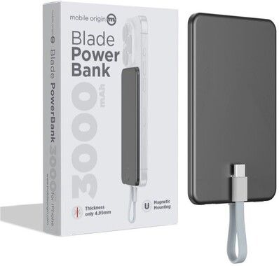 Mobile Origin Blade MagSafe Powerbank 3000mAh