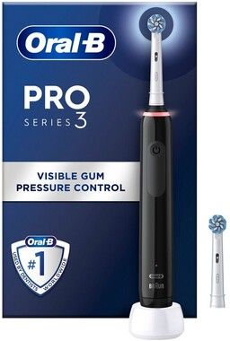 Oral-B Eltandborste Pro Series 3 Black + Extra Refill