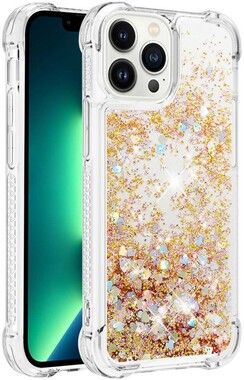 Trolsk Liquid Glitter Case - Hearts (iPhone 15 Pro Max)